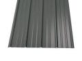 greyish metal roofing