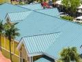 wow blue green roof beautiful